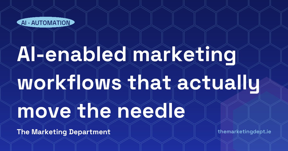 AI-Enabled Marketing Workflows That Actually Move the Needle